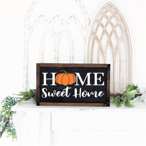 Home Sweet Home Pumpkins - 8" x 14"
