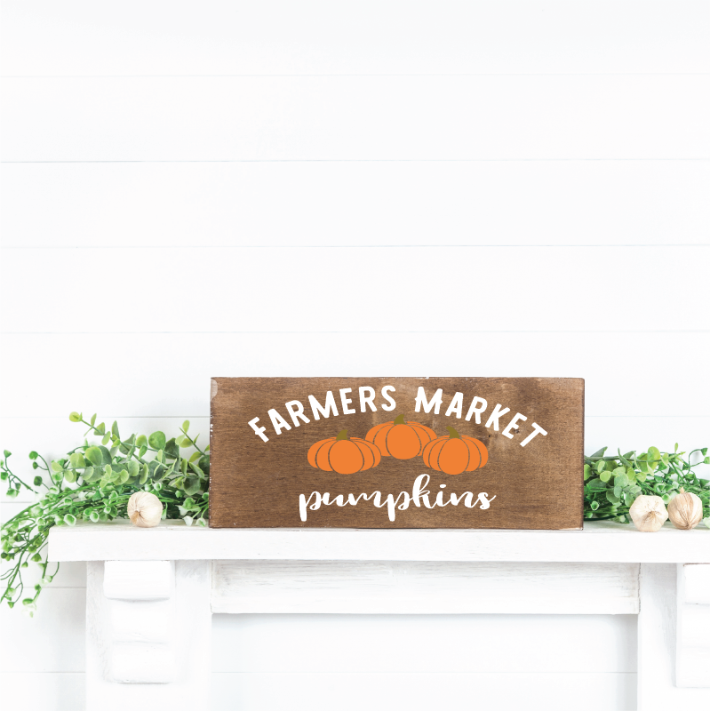 Farmers Market - Shelf Sitter - 8" x 16"