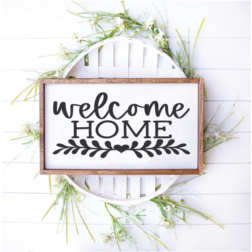 Welcome Home - Framed - 12" x 16"