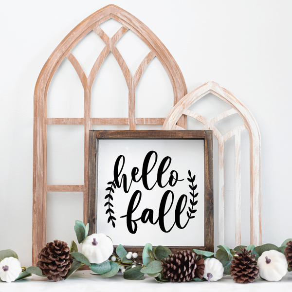 Hello Fall with Laurel - 12" x 12"