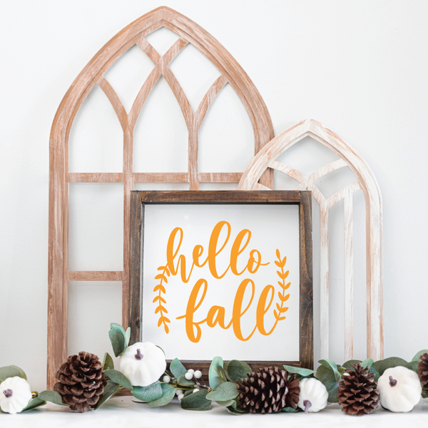 Hello Fall with Laurel - 12" x 12"